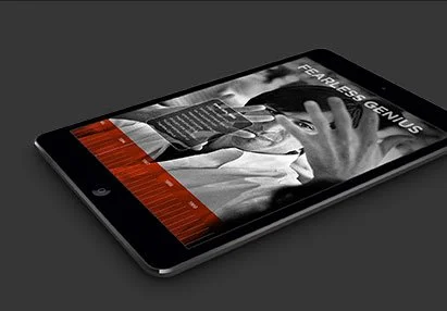 DIGITAL PLATFORM Interactive web platform combining multimedia content linked to apps, social media, news and events to support and grow the Fearless Genius community.