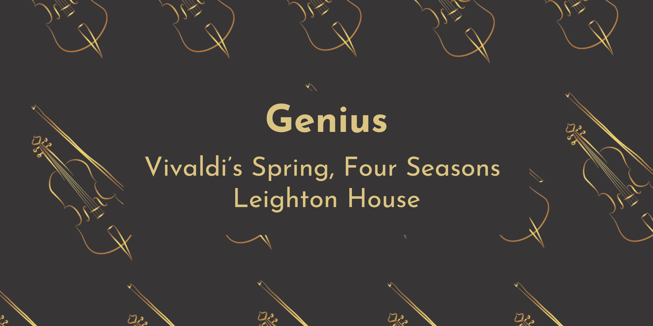 GENIUS LONDON - Spring from the Four Seasons by Candlelight