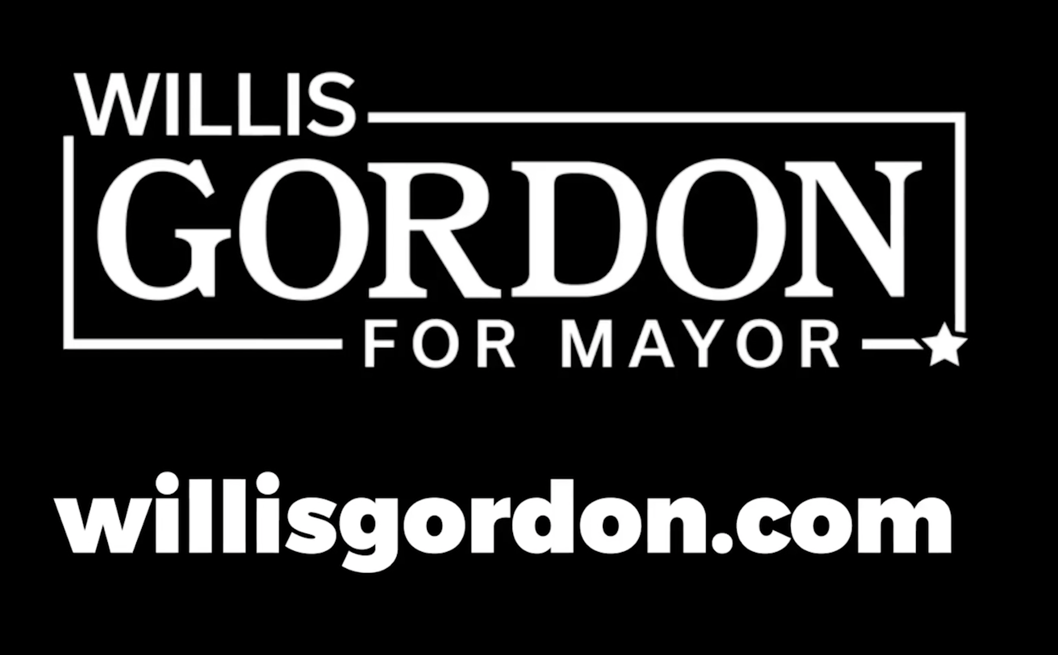 Willis Gordon For Mayor