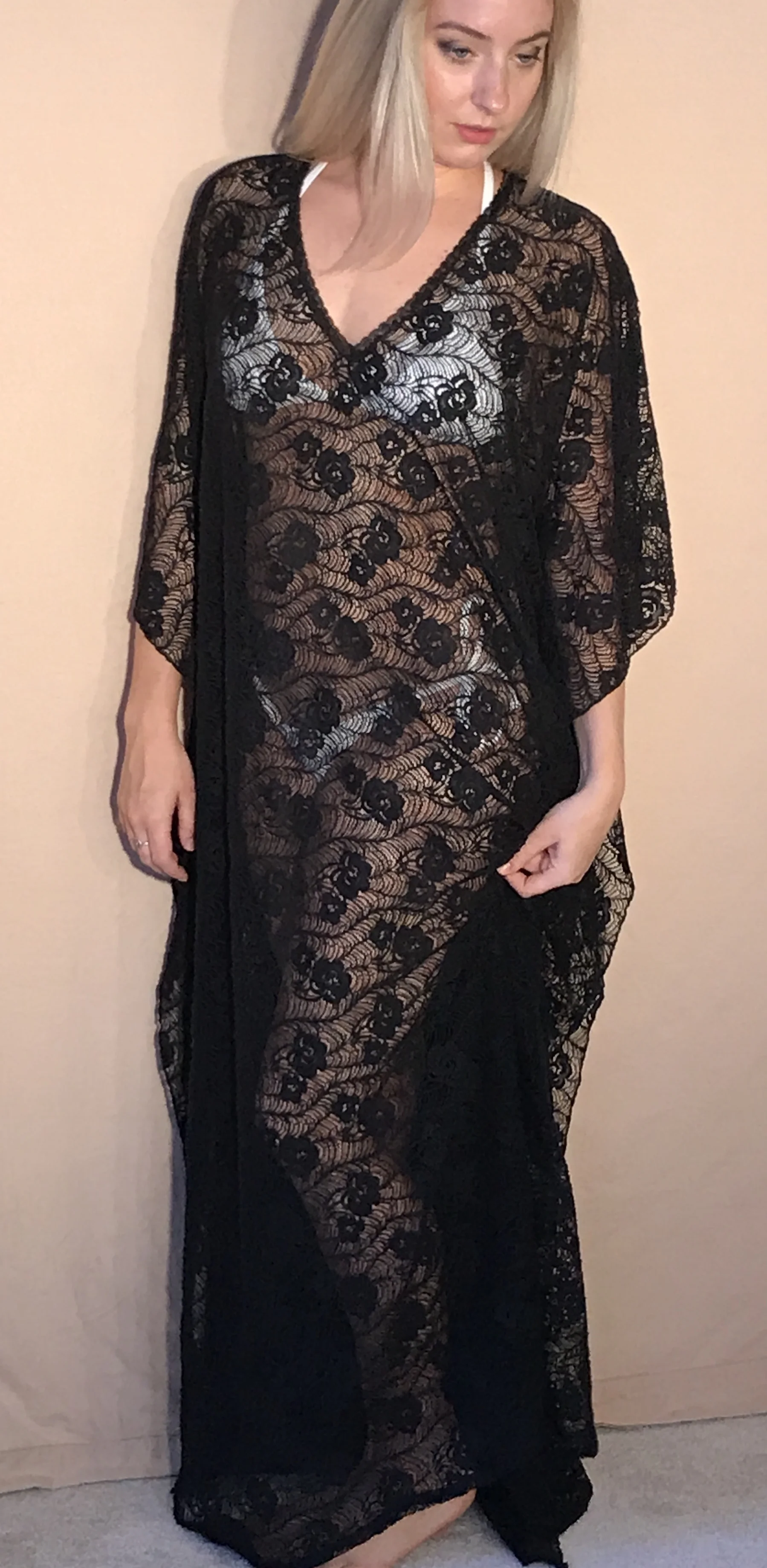 MAXI CAFTAN                                                    SBC-201-CR BK