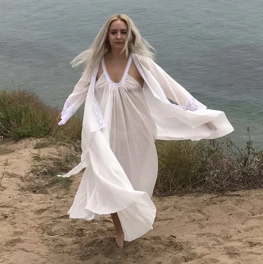 LONG COTTON COCOON JACKET                  SBJ-407-C