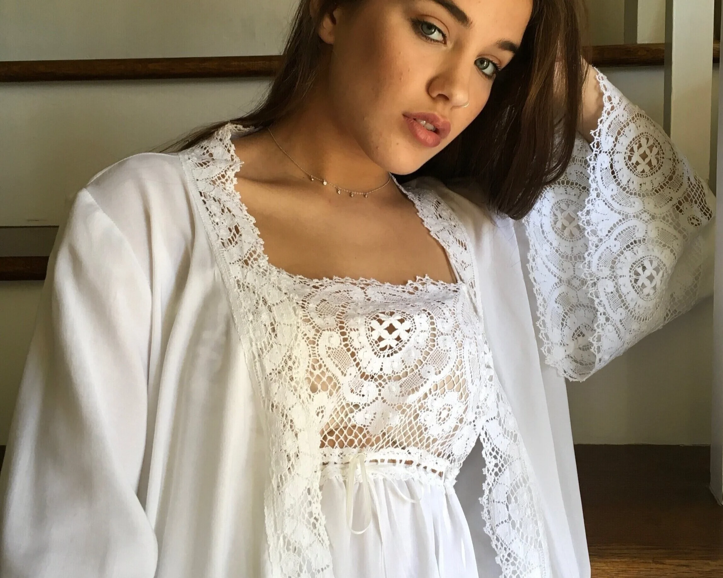 SBT-305-R Cluny Lace Cami