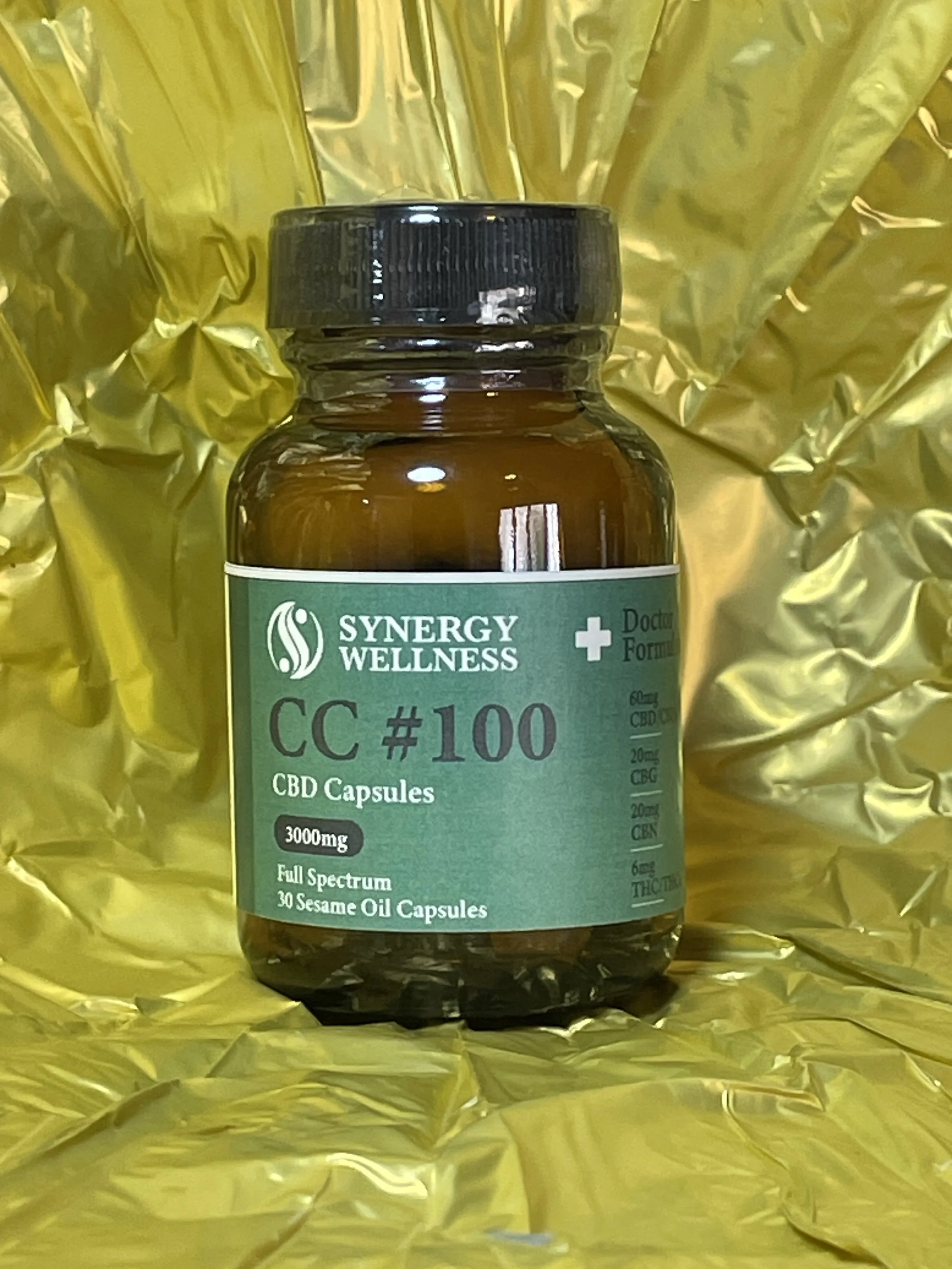 CC #100 : High Potency CBD Sesame Oil Capsules