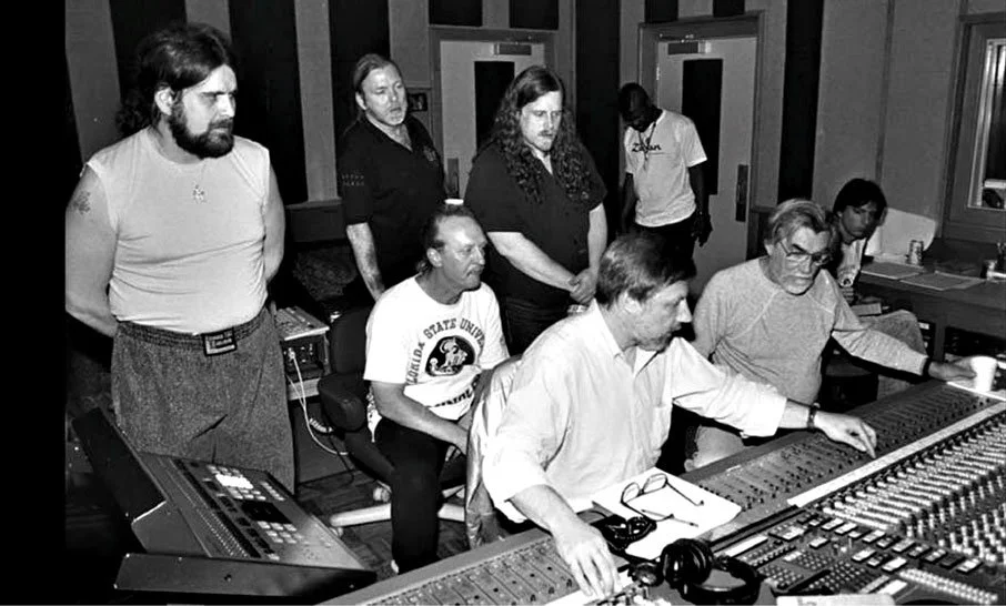 Jay Mark at the board making The Allman Brothers sound great at Ardent Studios, Memphis, TN.