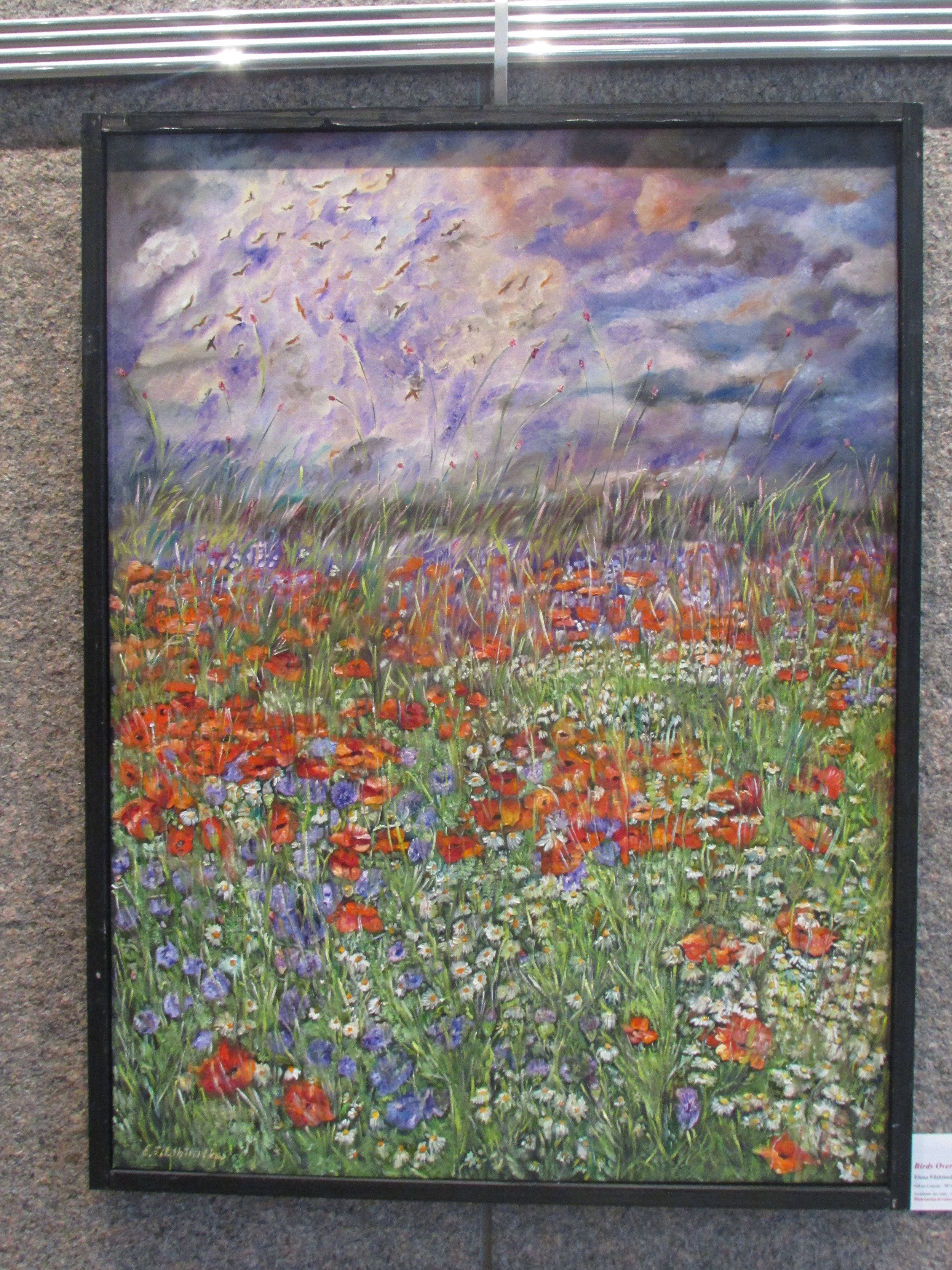 48 - Birds over the Poppies - 30x40.JPG