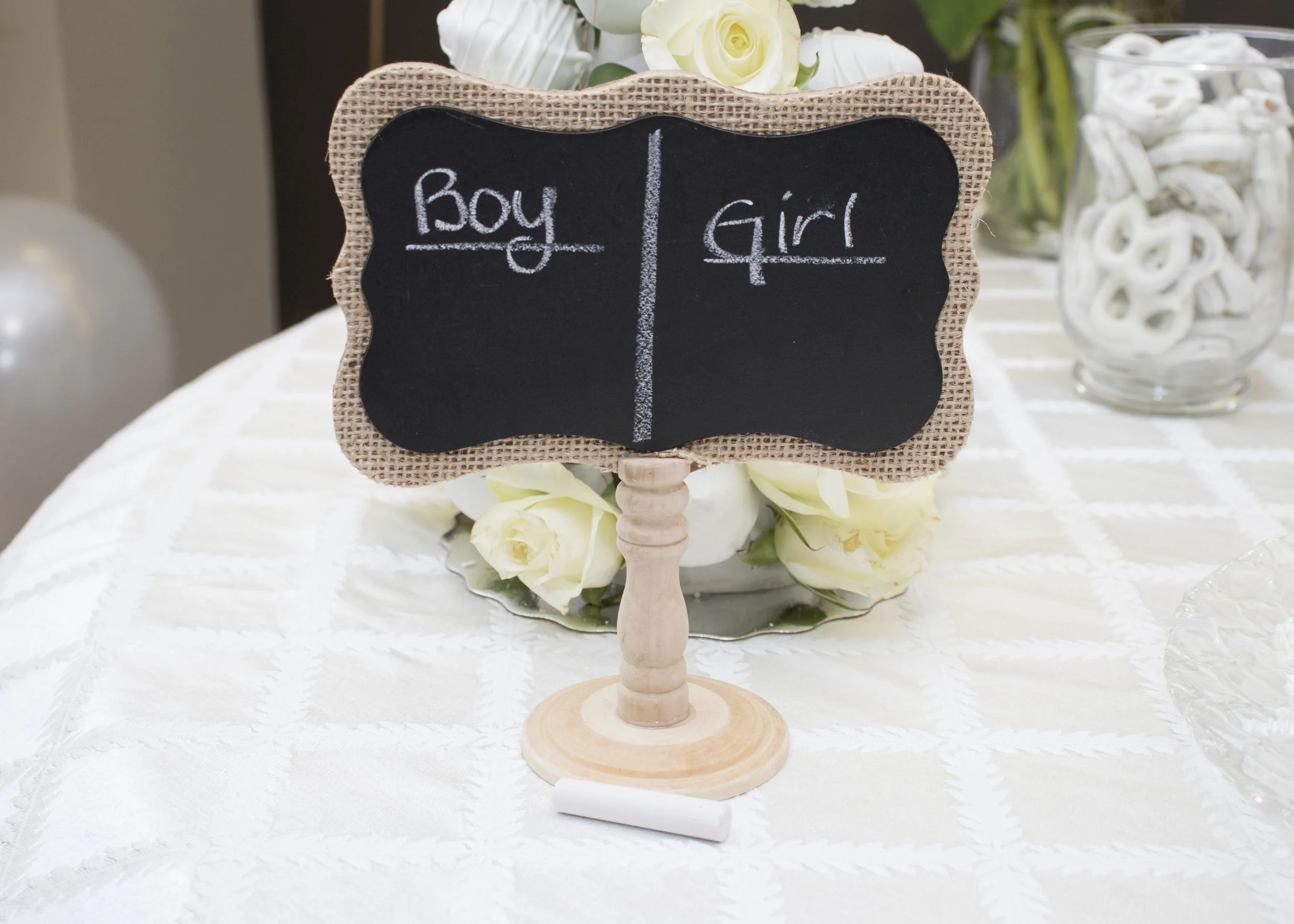 We had our friends and family vote what they thought the gender would be and the majority thought...