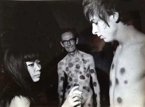 Yayoi with Andy Warhol. IMage courtesy of http://www.mapsandfragments.com