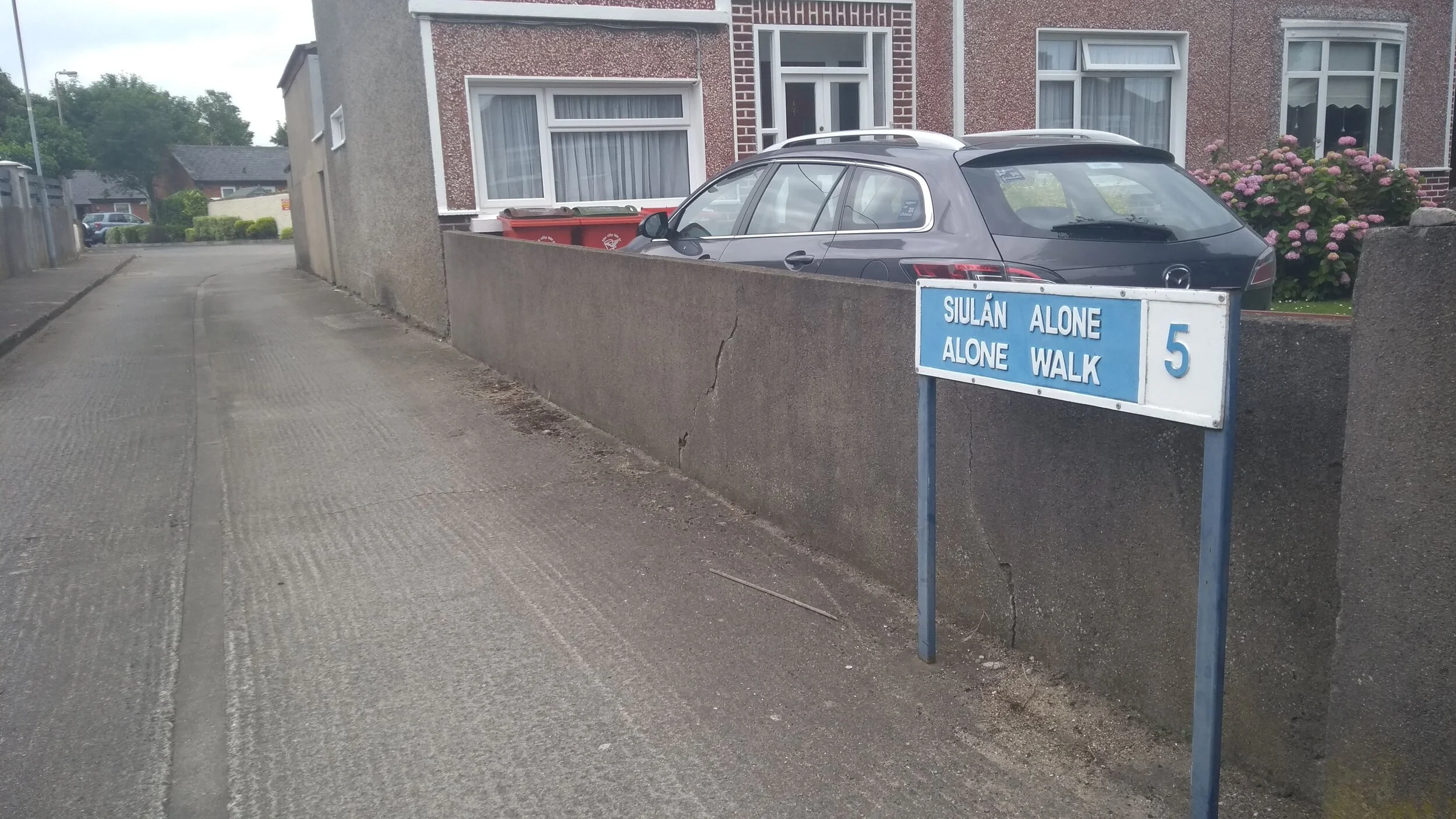 Alone Walk: A street in Artane, Dublin 5