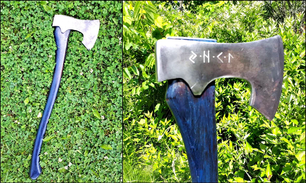 Viking Deep Blue Axe