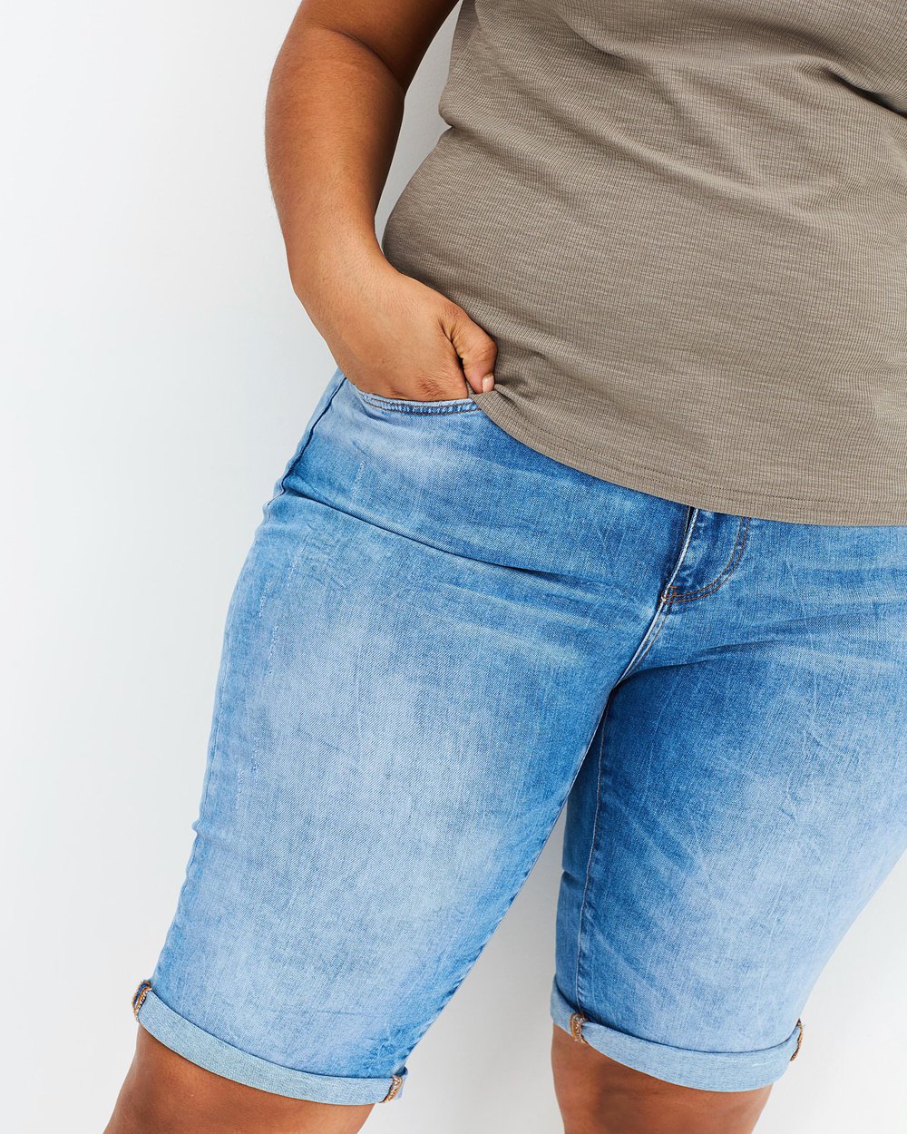 Five NW Slim Long Shorts