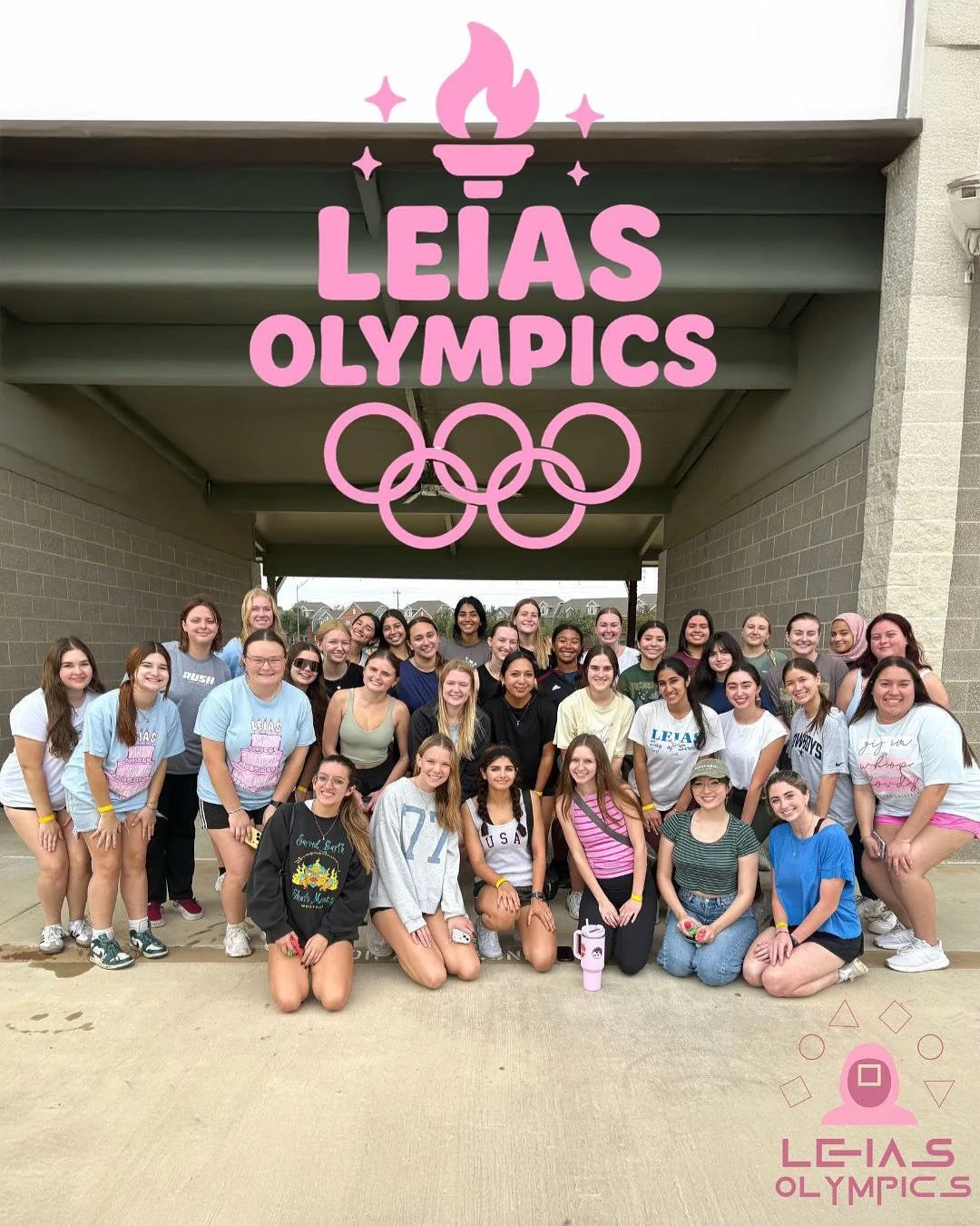 Let the games begin!! 🏆🚦🏅 
Squid Game but make it Leias Olympics!

We had so much fun at our Squid Game themed Leias Olympics to raise money for our philanthropy @urgentanimalsofhearne ! Every bit of support for the event went to Urgent Animals of
