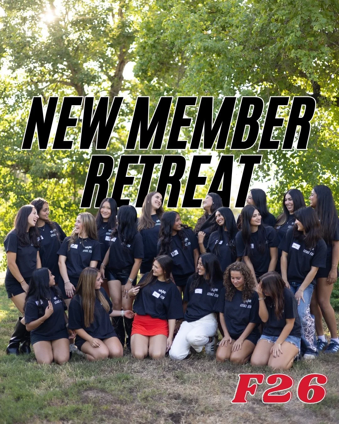 Ready&hellip;Set&hellip;Leias!! 🏁🏎️

We finally have our perfect 25 new girls and we love them already! New member retreat was so much fun! Shoutout to the recruitment committee, officers, and exec for their hard work during the recruitment process