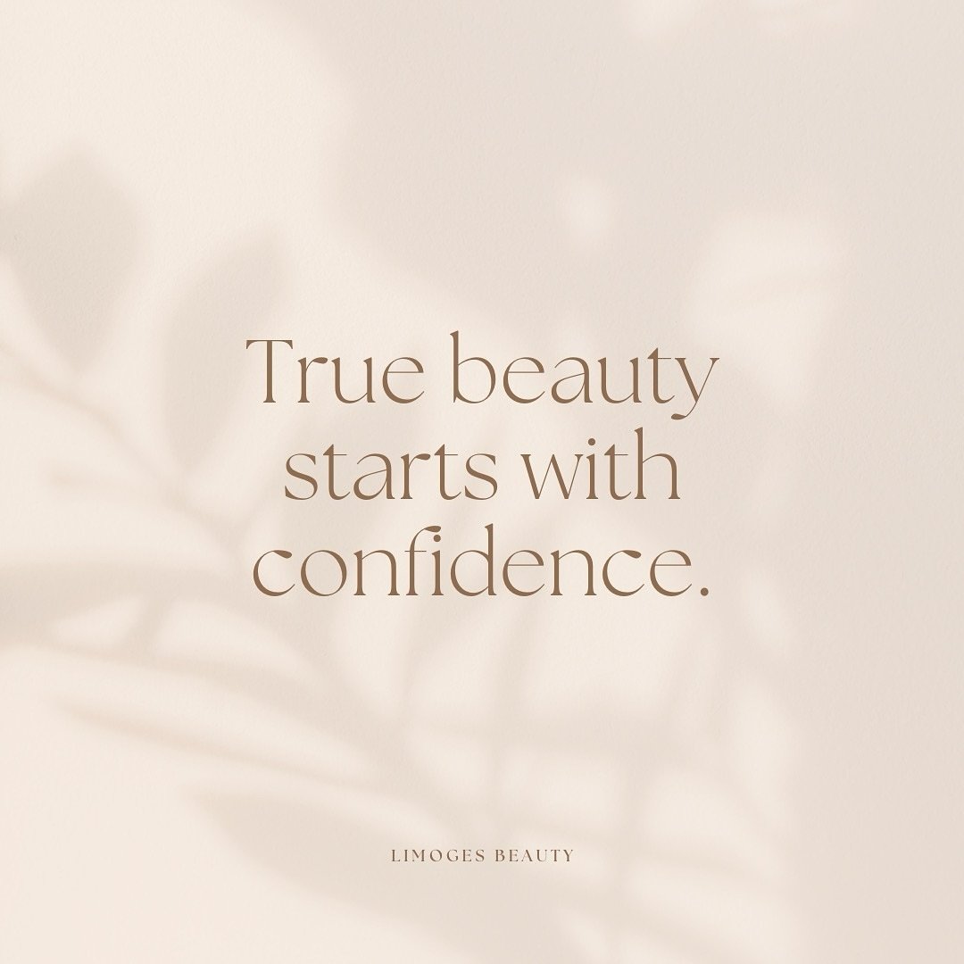 Confidence is the secret to beauty🤍 At Limoges, our team is here to make YOU feel more confident!

#limogesbeauty #nycspa #nycmedspa #confidence #beauty #medspa #affirmation