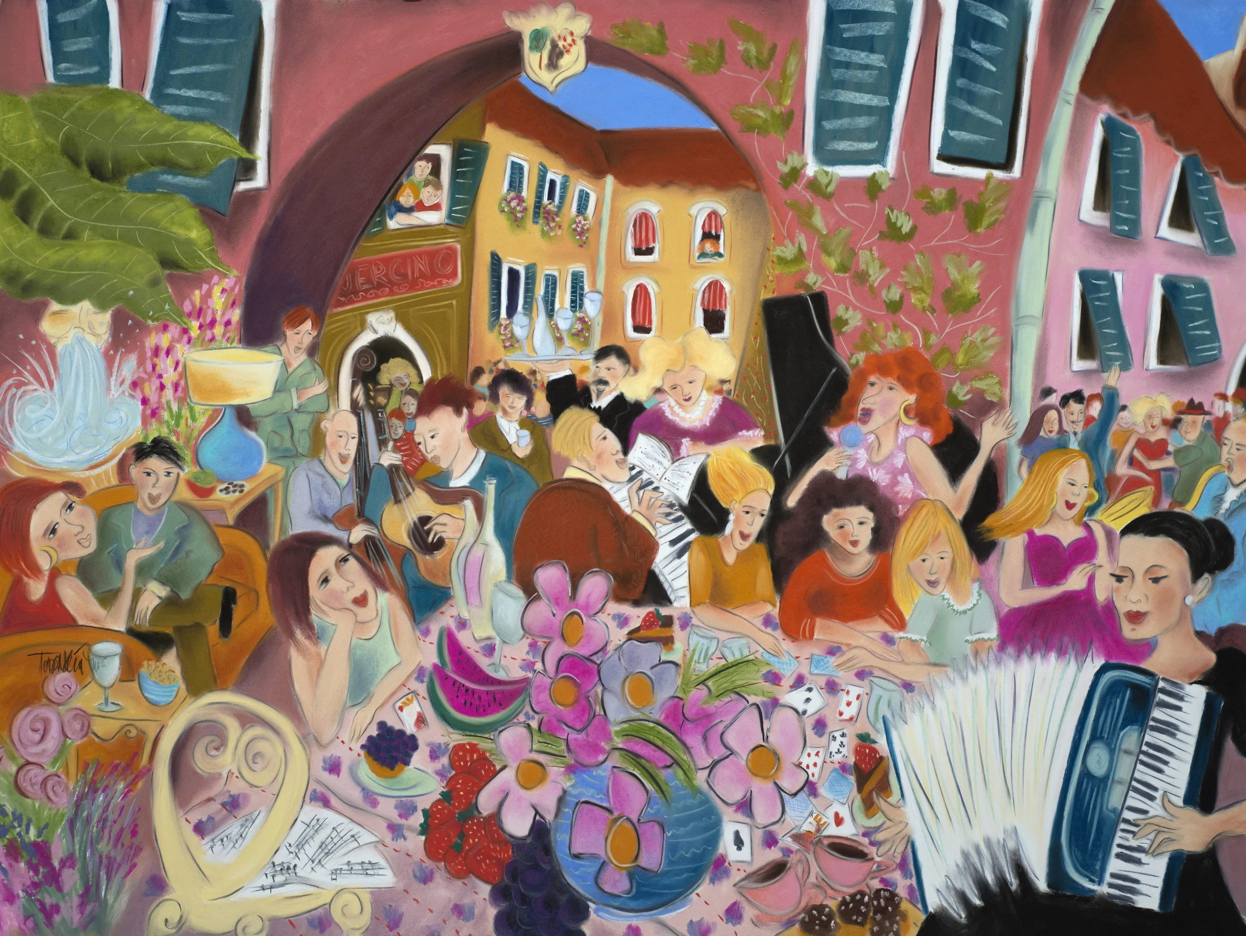 Party in the Courtyad