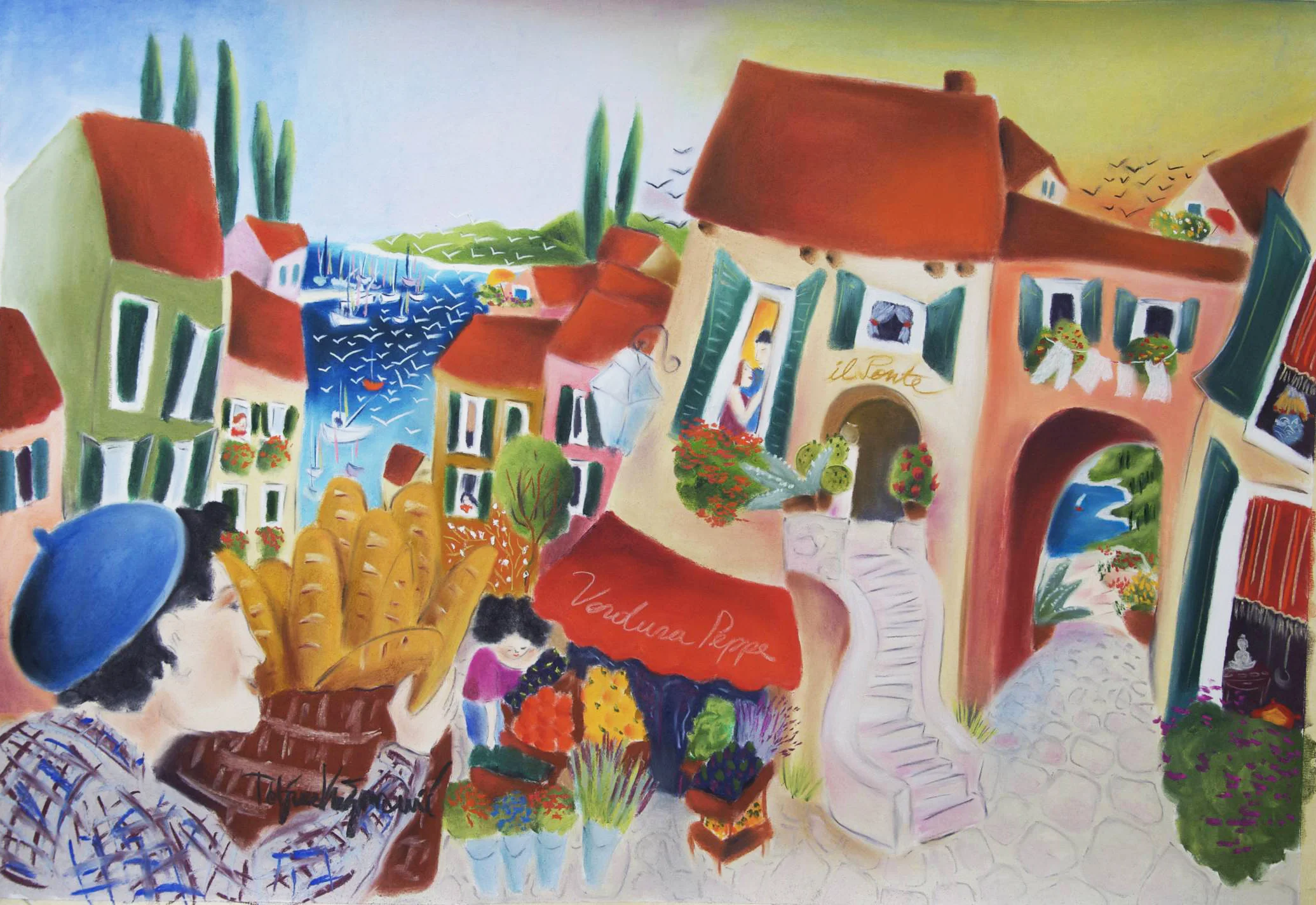 Afternoon on the Village Square