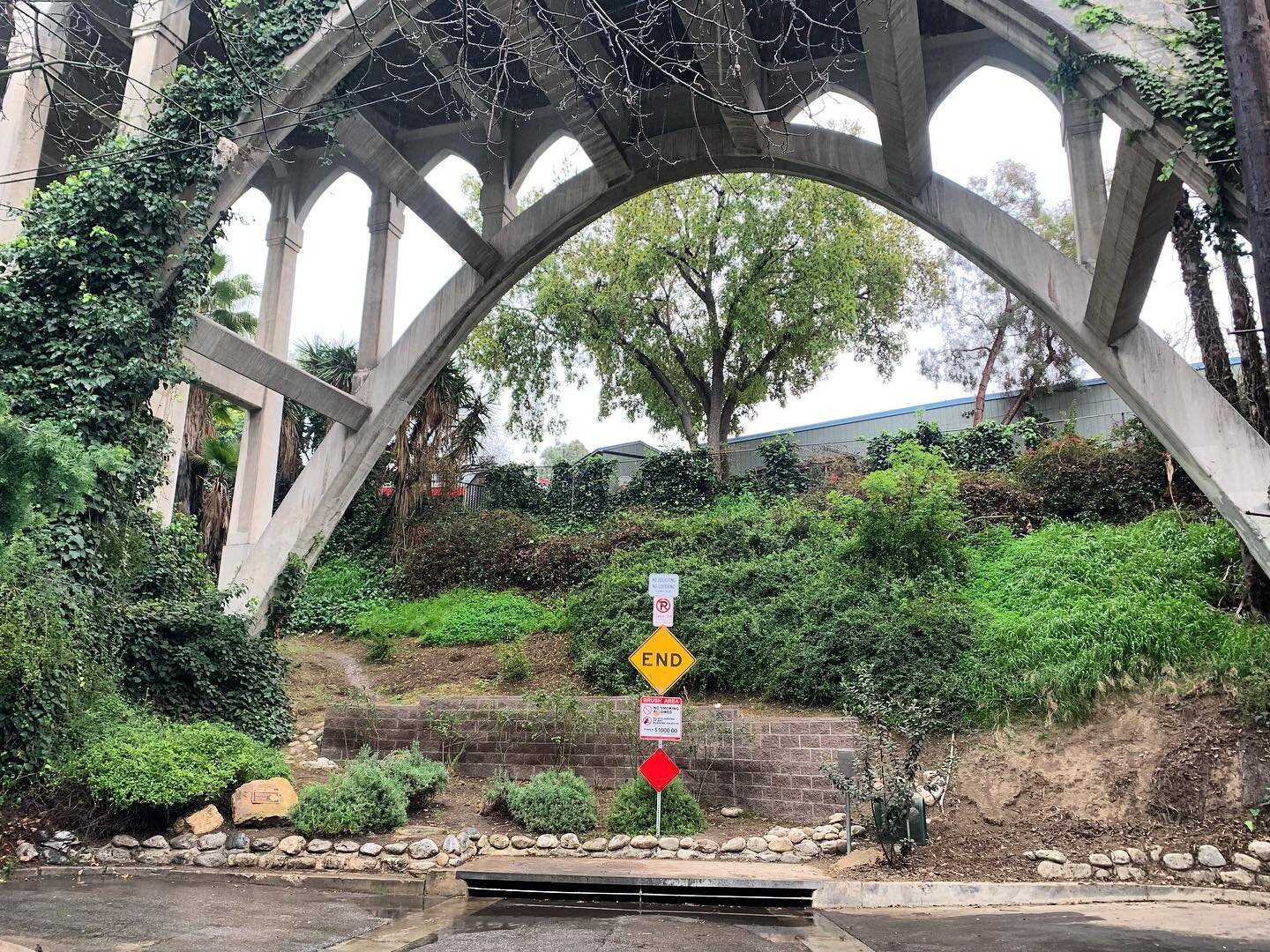 Extending a huge Thank You to the LA Conservation Corp and CD4 for coordinating with the FHRA to clean up the Shakespeare Bridge Garden. Thanks to all of your hard work the garden looks beautiful! #communityfirst #fhra #franklinhills #losfeliz #Shake