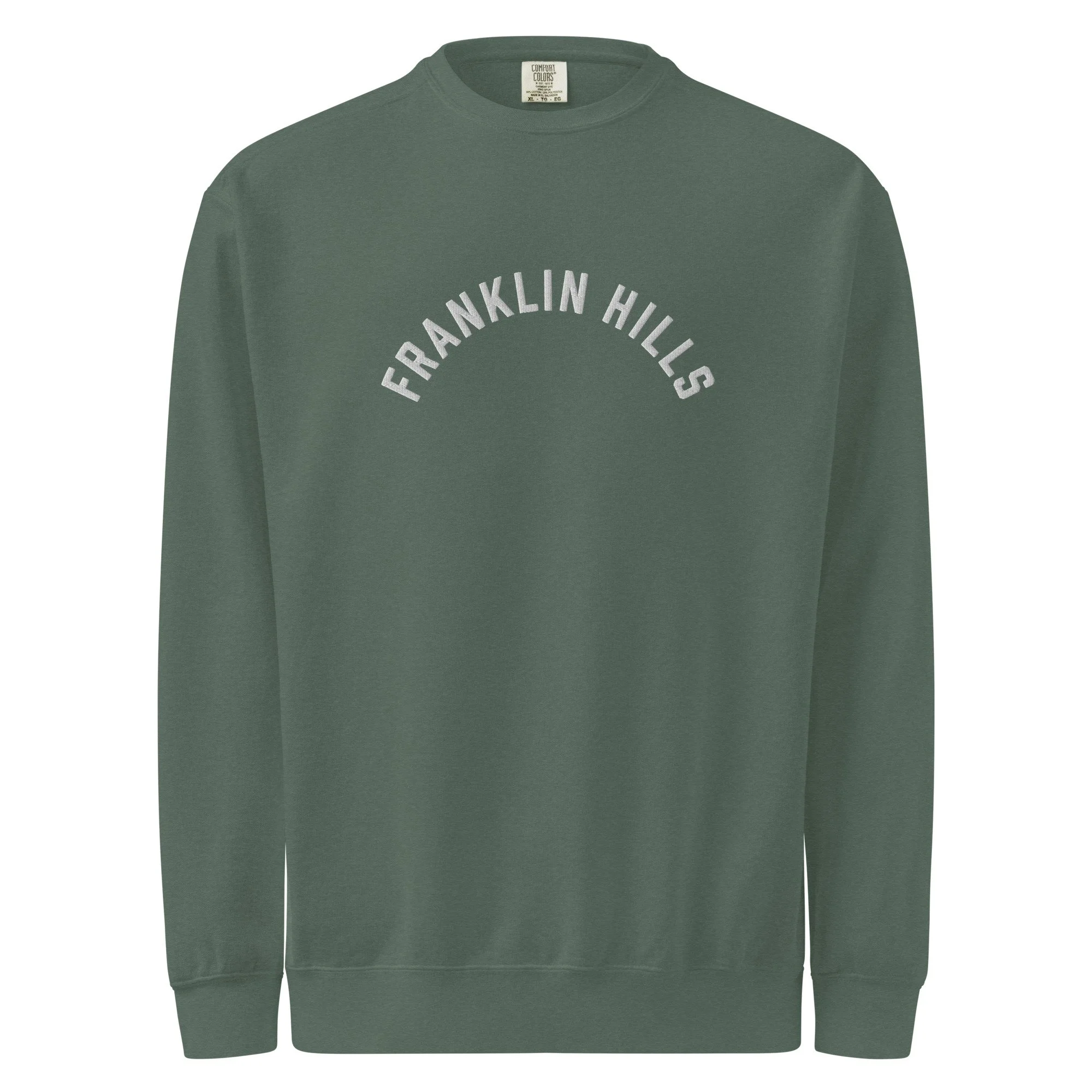 unisex-garment-dyed-sweatshirt-blue-spruce-front-6a99943c7b5e1.jpg
