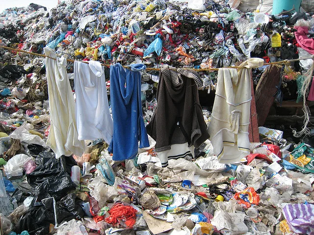 Fast fashion is filling landfills at an unsustainable rate. Image from Trusted Clothes .