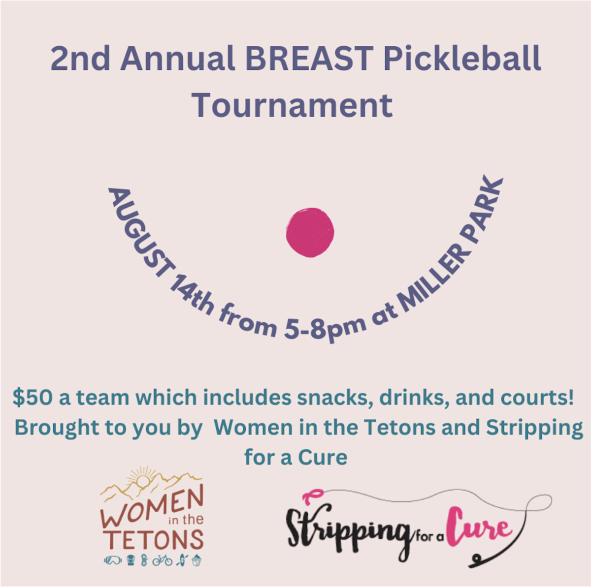 2nd Annual Breast Pickleball Tournament Ever