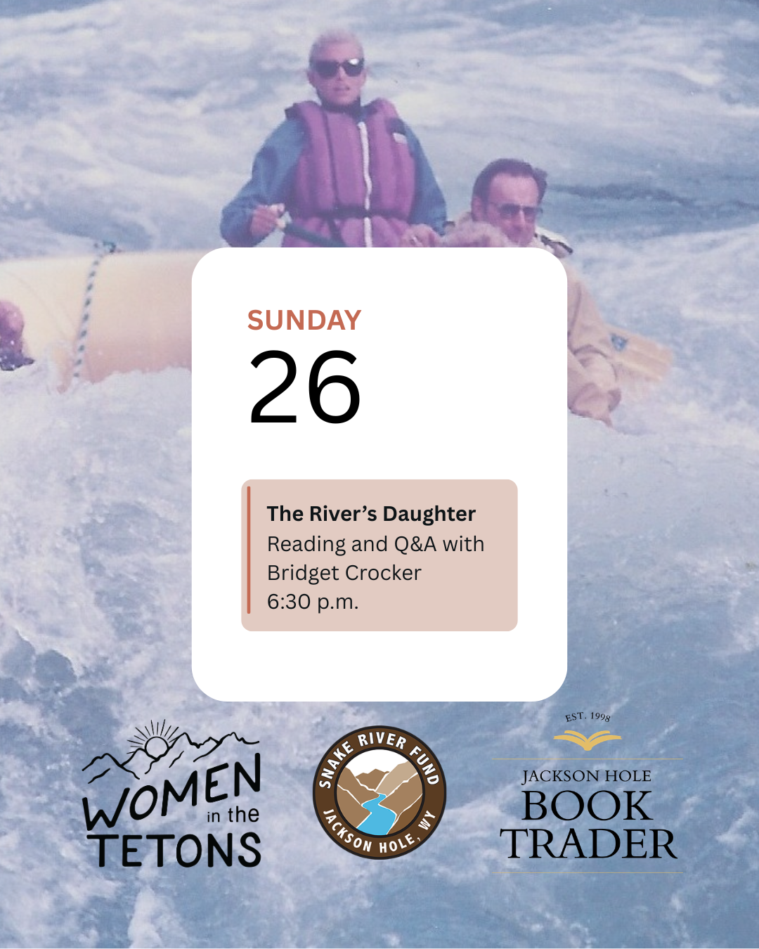 The River's Daughter: Reading and Booking Signing with Bridget Crocker