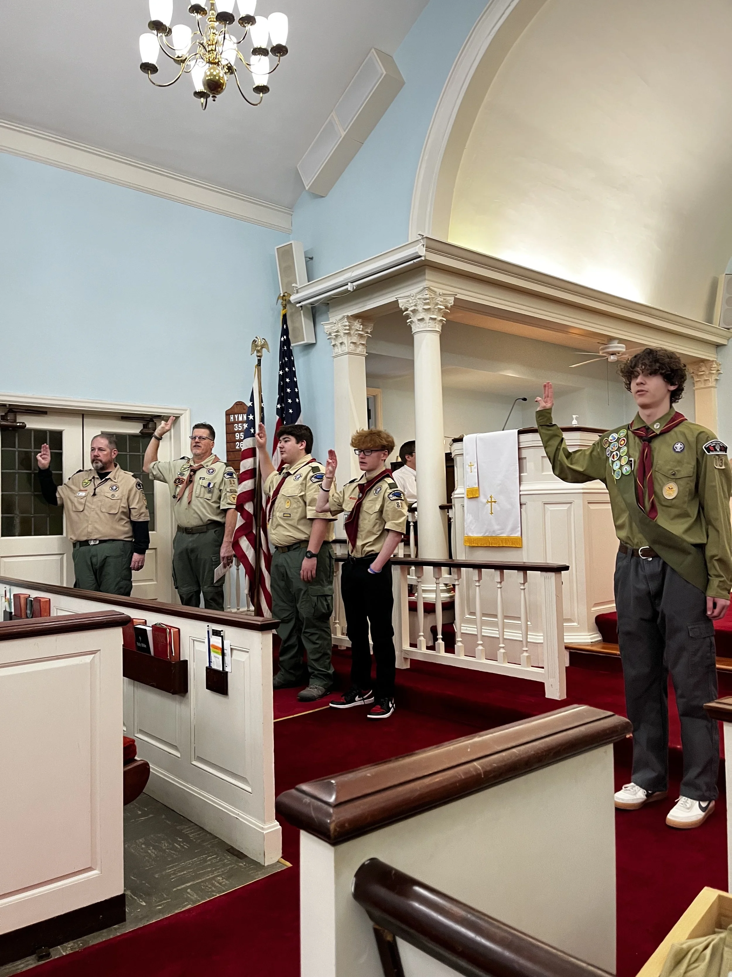 SCOUTING SUNDAY AND "SOUPER" BOWL LUNCHEON