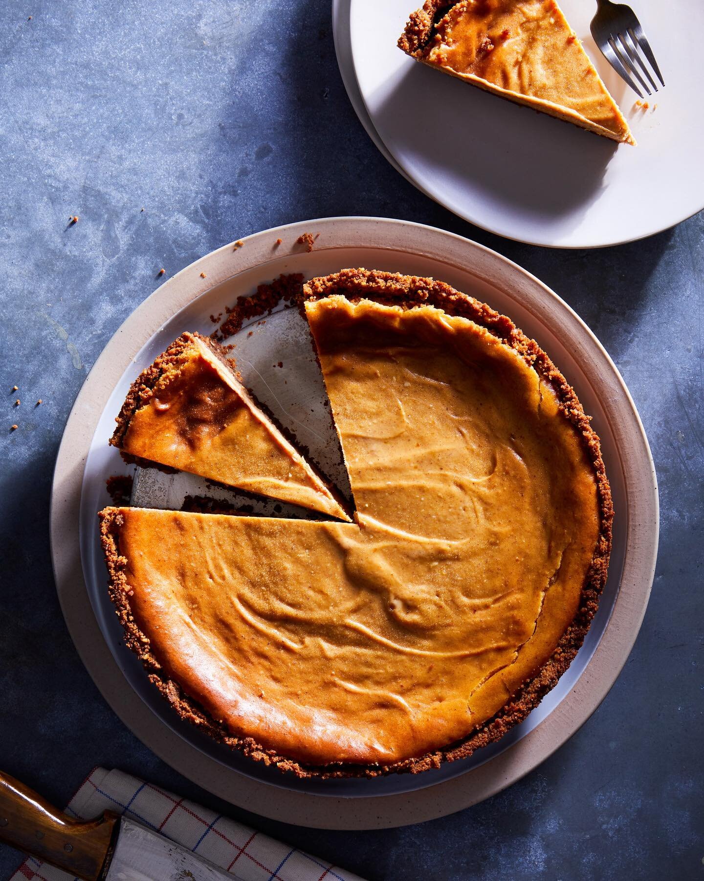 Happy Thanksgiving! 
Pumpkin Cheesecake for @saveurmag