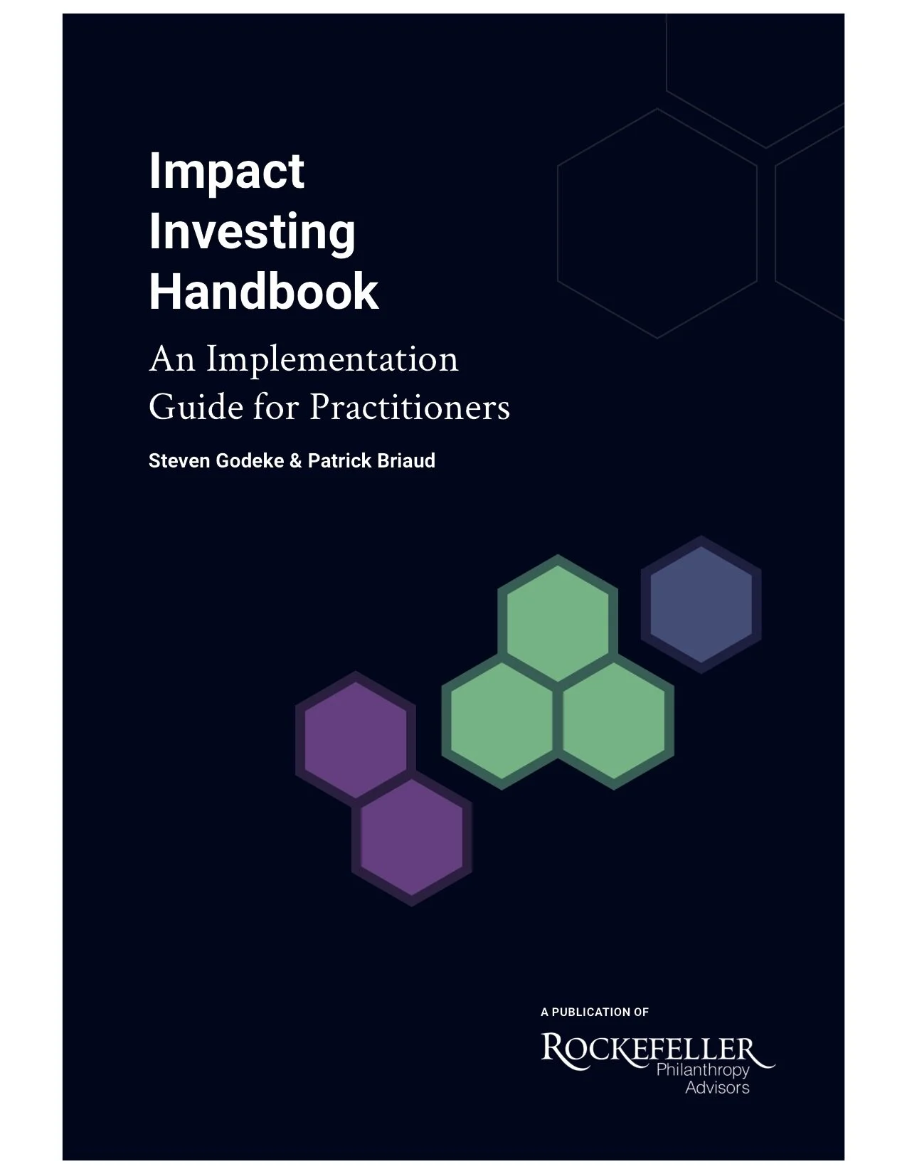 Impact Investing Handbook — Godeke Consulting