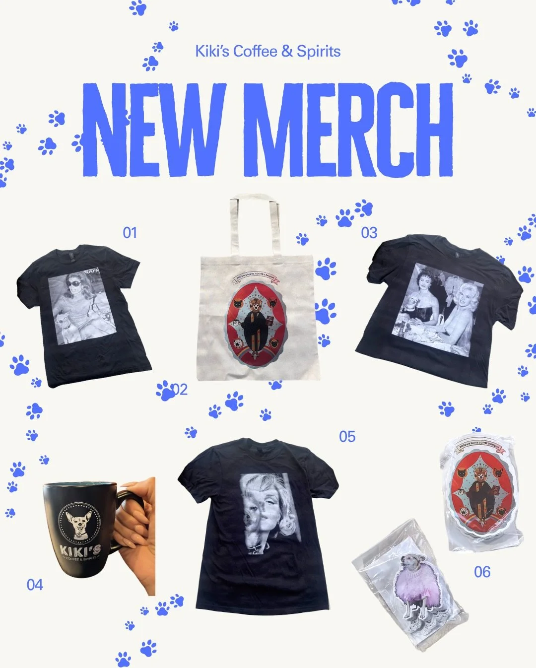 New drip just dropped ☕️✨
Rep Kiki&rsquo;s wherever you go&mdash;because your favorite coffee spot deserves a spot in your wardrobe🐶🛍️

#sanantoniofoodies #dogfriendlysa #celebritydog #coffeemerch #sanantoniocoffee