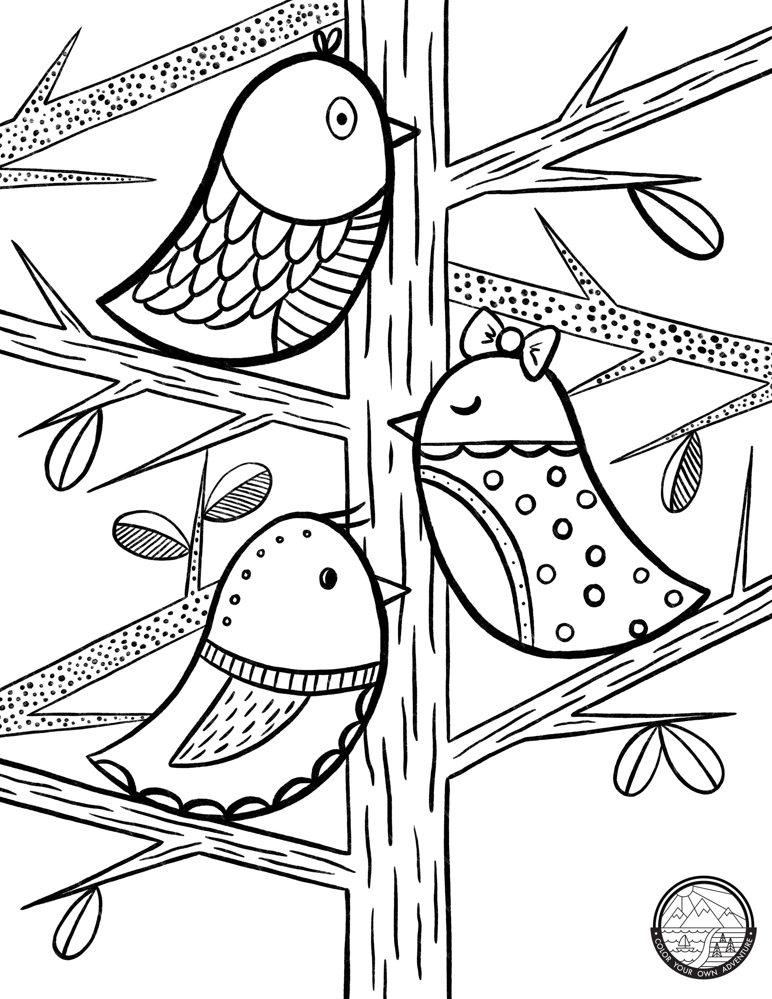 Birds on Branches