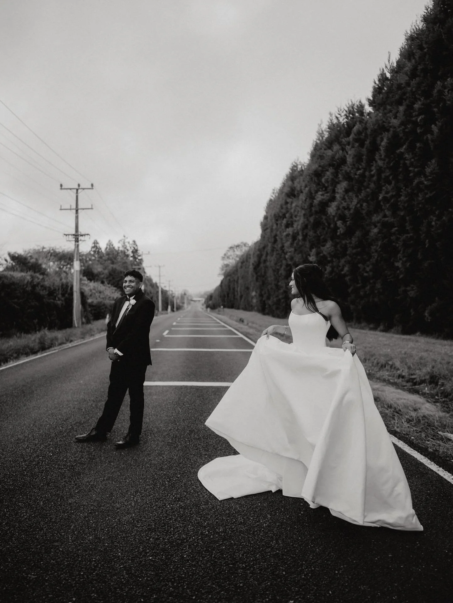 Basil @baz.dsouza &amp; Karen @karenllourenco Wedding day in black &amp; White

#aucklandweddings #aucklandweddingphotographer #weddinginspo #bride #groom