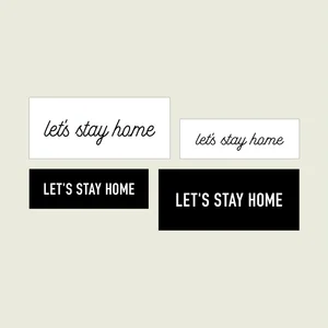 Let’s Stay Home Printable — Jessica Cloe Miniatures