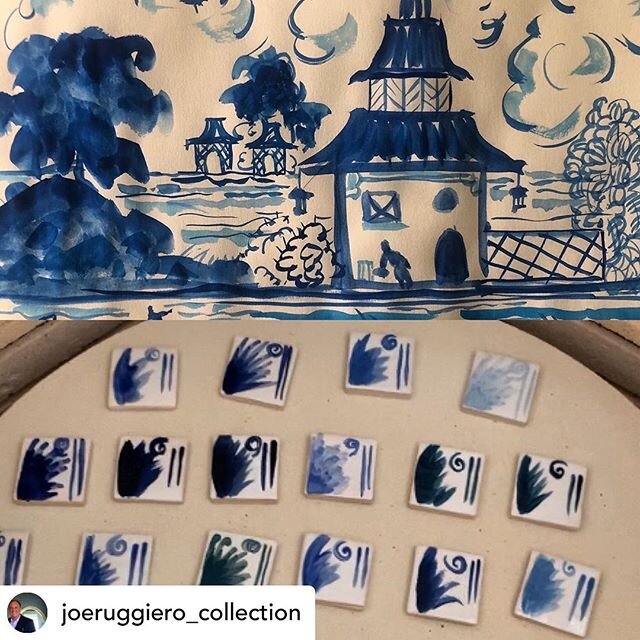 Color samples shipped out...stay tuned for more! 💙🤍
.
.
.
.
.
.
#joeruggierodesigns #joeruggieroart #joeruggierotiledesigns #blueandwhitetile #handpaintedtile #handmadetile