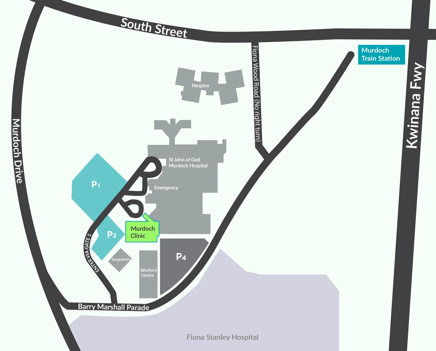 Fiona Stanley Hospital Map Dr Wally Knezevic - Neurologist - Perth — How To Find Dr Wally Knezevic's  Neurology Consulting Rooms