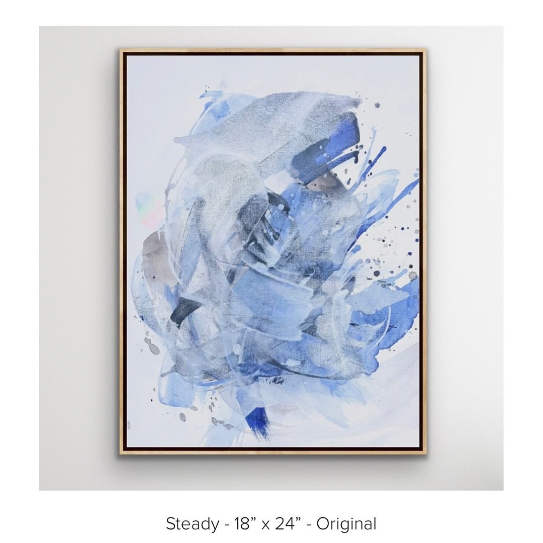 What&rsquo;s currently available in my shop. ➡️ Swipe to 👀 see originals and prints. Afterpay is available to split things up (how I&rsquo;ve been able to buy original art in the past) at check out! 💙🩷🩵

*There is only 1 print left of: You Are Th