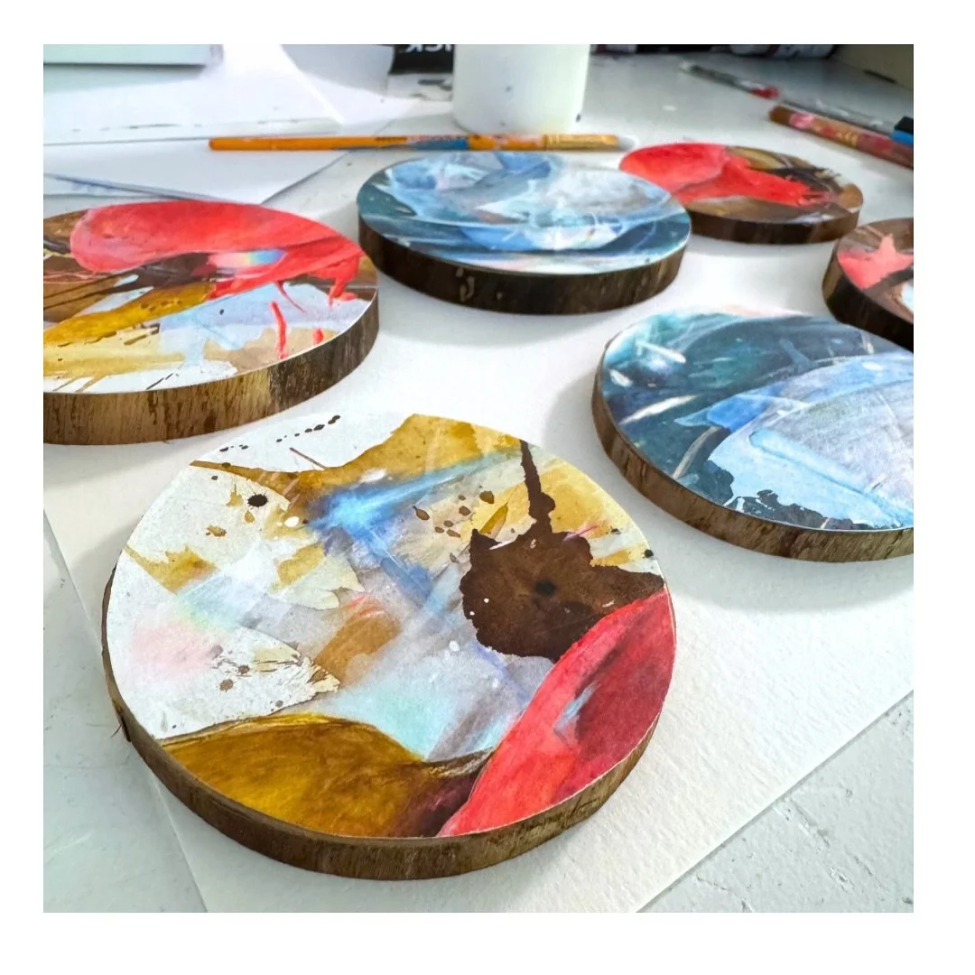 Trying some different ways of making ornaments this year. With upright time still a work in progress and low energy, it&rsquo;s baby steps. Hoping these can be hung on walls and/or on Christmas trees. 🌲