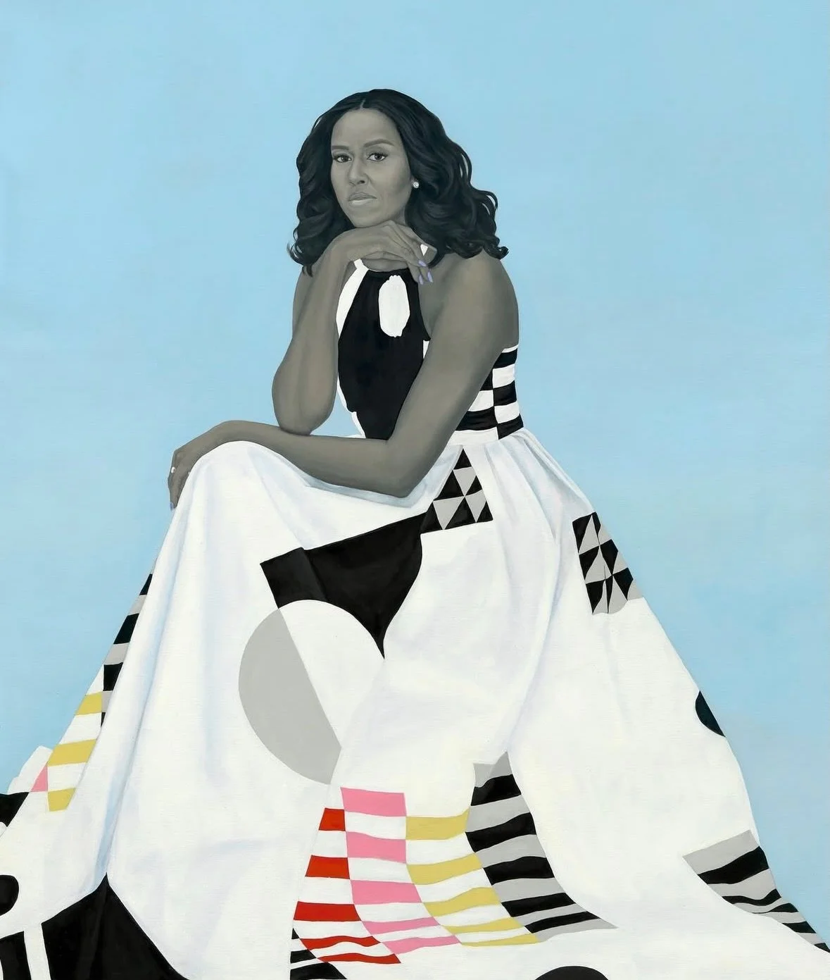 &ldquo;The power of hope&hellip;&rdquo; - Michelle 

Swipe to see both Michelle painted by @asherald and @kehindewiley painting of Obama.