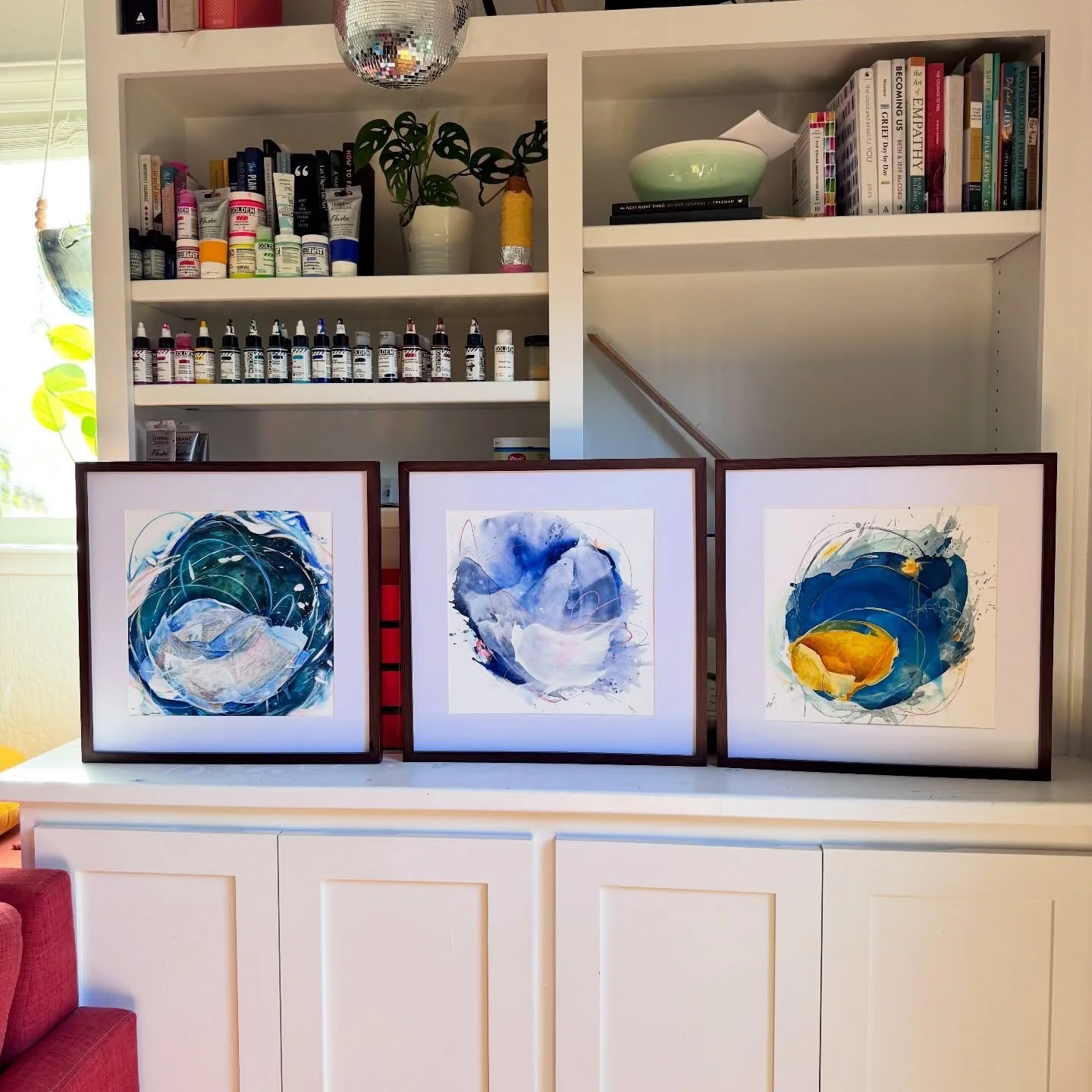 I&rsquo;m having a sale on Giclee prints. I have large sizes if you&rsquo;d like a pop of joy on your walls or a reminder of hope. ✨🩵 Art helps. 

Use the code: POPOFJOY to get 20% off of any Giclee print at any size. Each print comes in 3 different