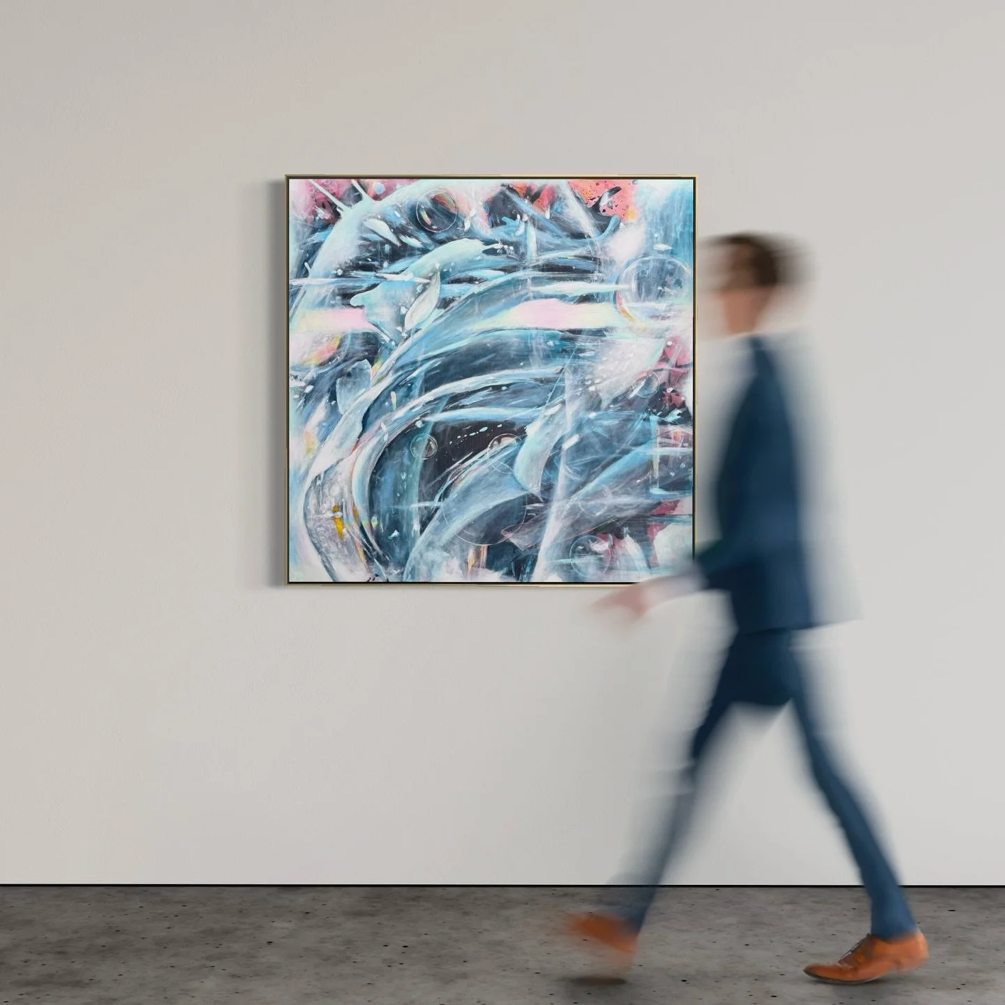 I love the idea of this painting being in a space where hope is needed most. 🩵 I think of all the medical waiting rooms I&rsquo;ve been in and how I would have given a lot to see something that reminded me of hope and beauty in the midst of sufferin