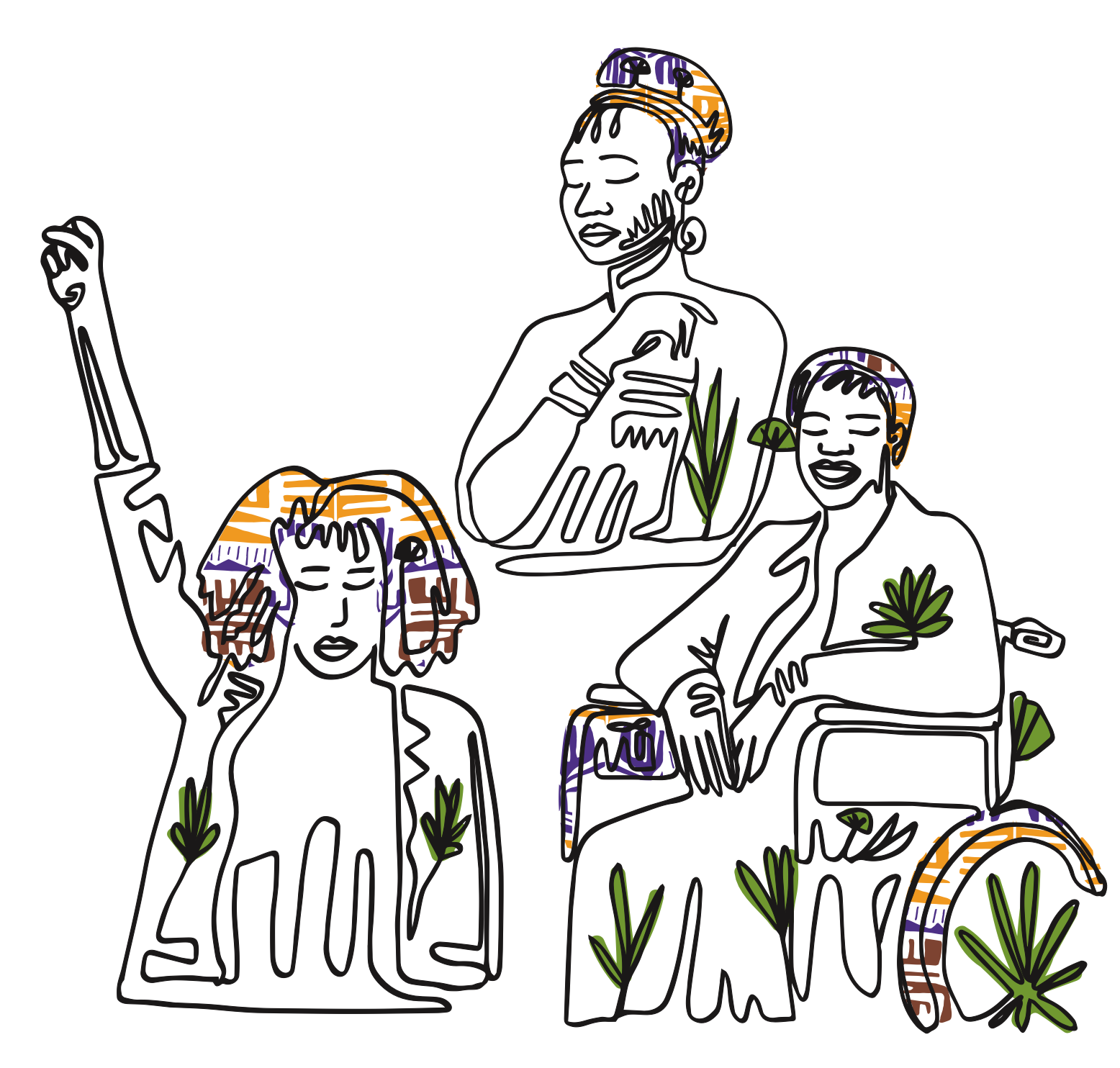BFF blackfeministfund nzilanisimu illustration.png