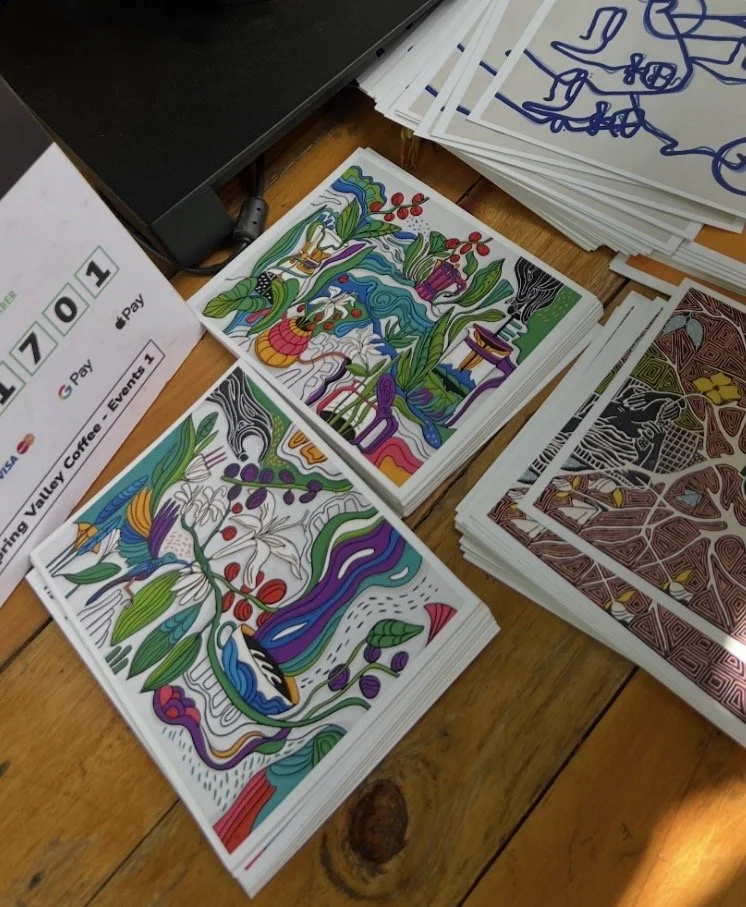 Springvalleycoffee art Nzilani simu 2023 postcards.jpg