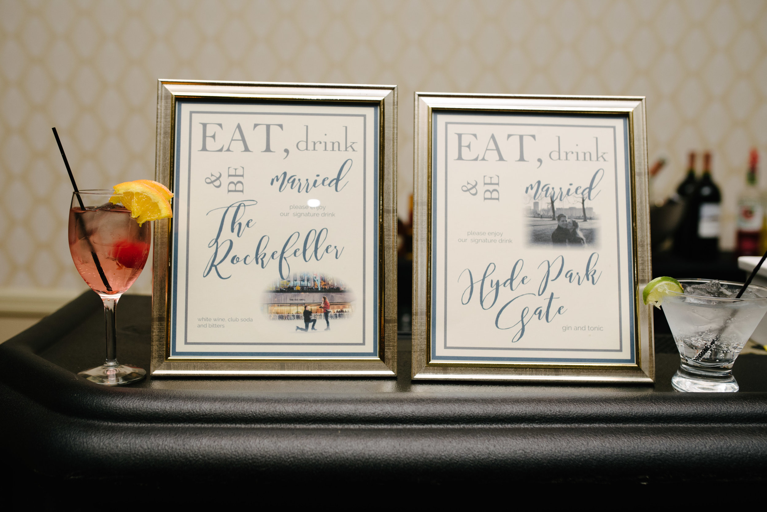 Wedding signature cocktails // The Miner Details weddings