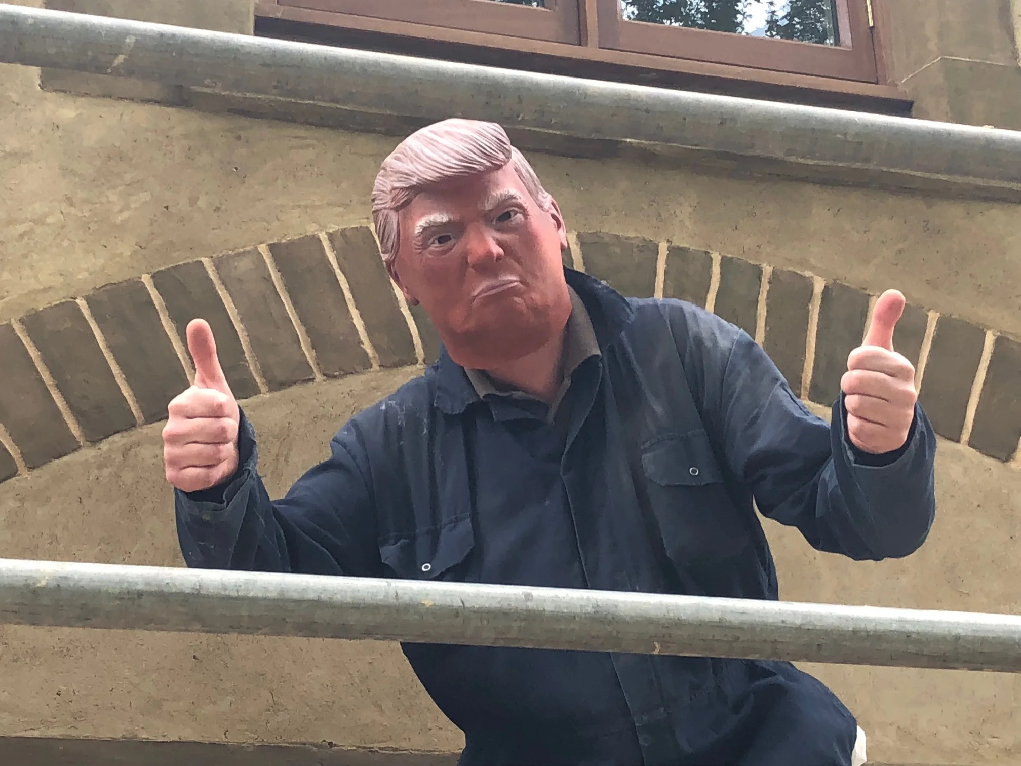 Trump unveils Duncan's stunning masonry