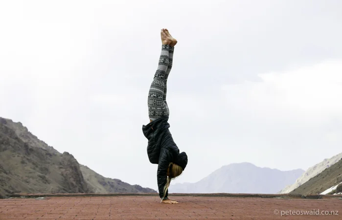 mandatory nature yoga shot?