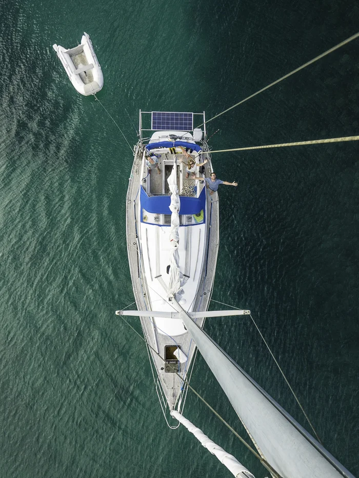 The vessel “Deception” – the Boots family boat. Photo: Sam Murray (Boots)