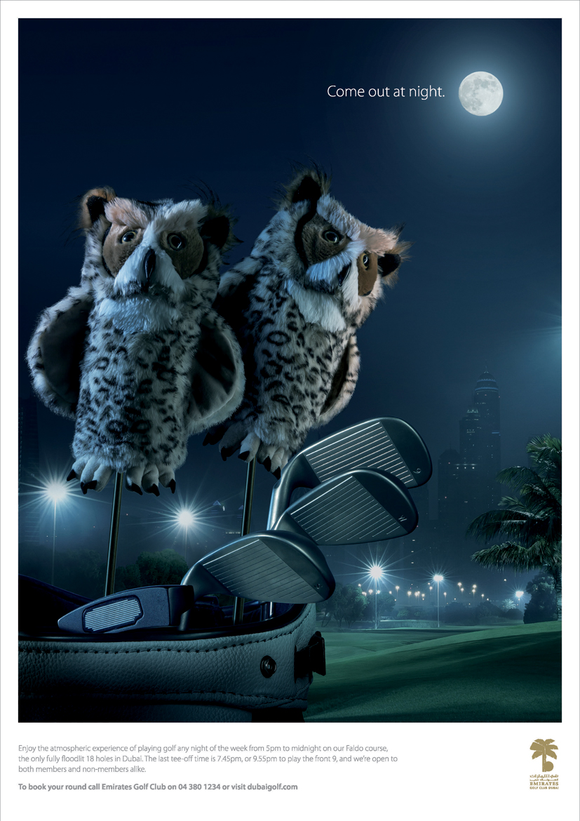 Emirates Golf Ads 2