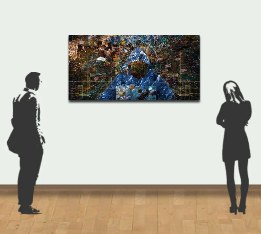 Demo example of a 150x75cm 60x30 in) piece