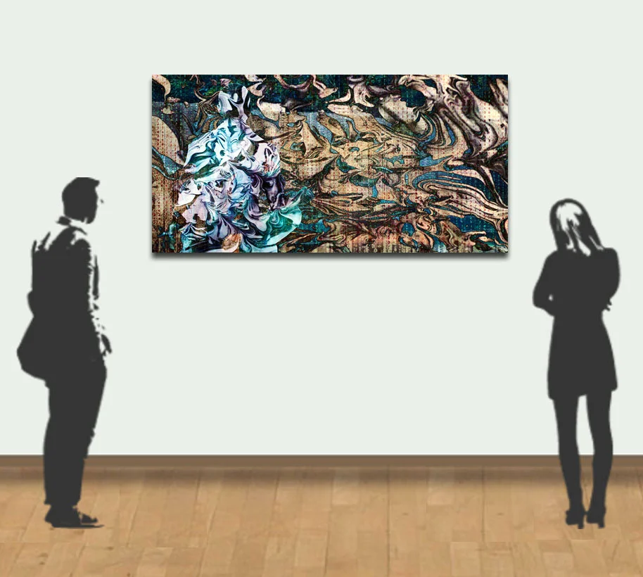 Demo example of a 150x75cm 60x30 in) piece