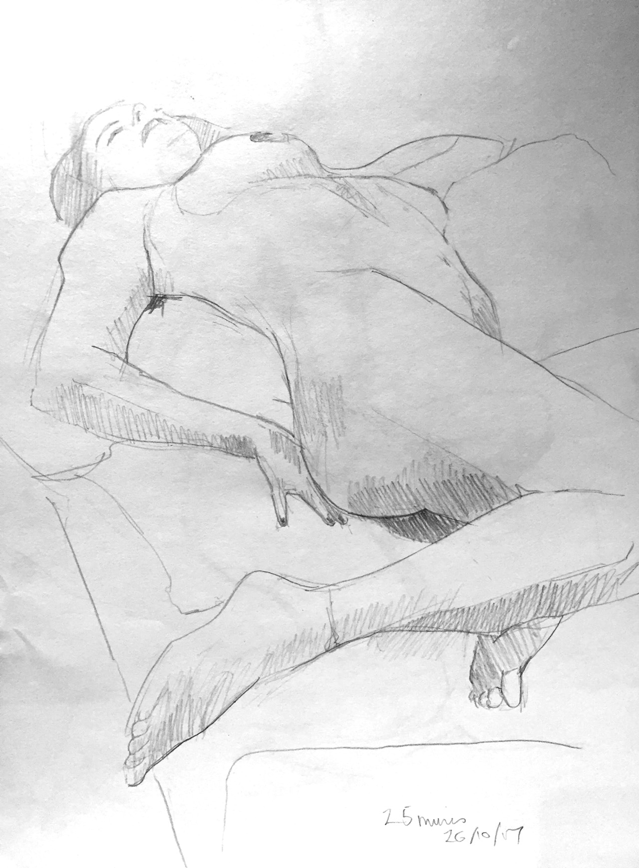 Life Drawing Sketch 2 Session 26/10/17