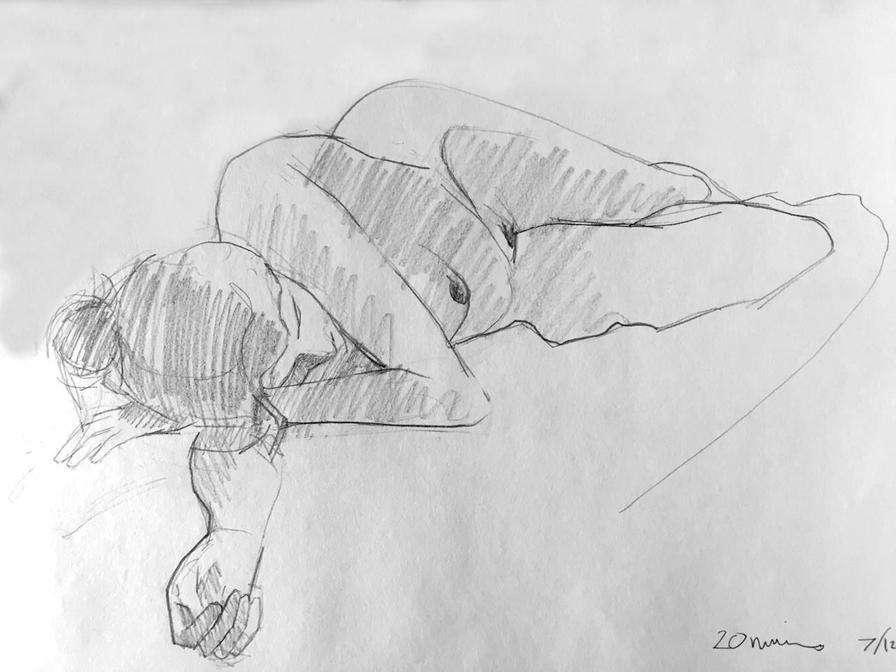 Life Drawing Sketch 2, Session 7/12/17