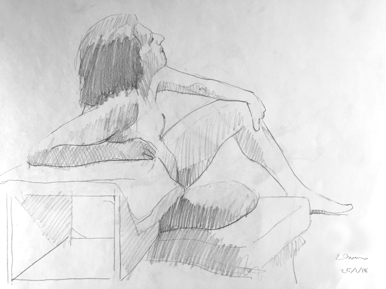 Life Drawing Sesssion 25/1/18